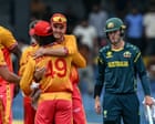 Australia’s T20 World Cup campaign on brink of collapse after shock defeat to Zimbabwe