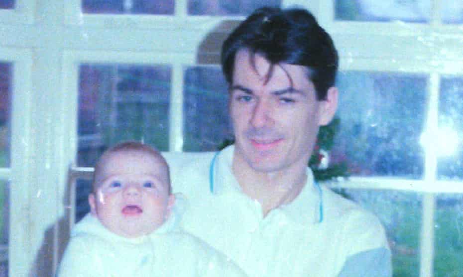 Jason Evans with his father, Jonathan, who died after receiving contaminated blood when he was four.