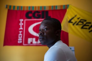 Atta Jacob made his way out of an Italian migrant camp two years ago, after leaving Ghana in 2008