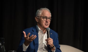 Former prime minister Malcolm Turnbull at an energy conference in March 2024