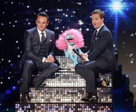 Patsy May with Anthony McPartlin and Declan Donnelly in Britain’s Got Talent.