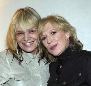 Anita Pallenberg y Marianne Faithful, Londres, 2002