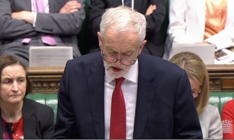 Jeremy Corbyn opens the climate change debate in the Commons