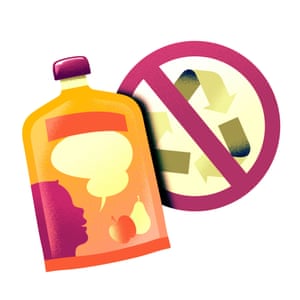 Recyclers say small plastic pouches used for laundry detergent pods and juices are pretty much impossible to recycle.
