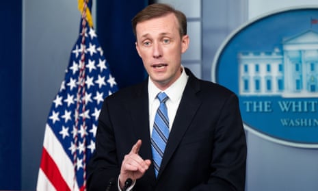 Jake Sullivan at the White House press briefing on August 23.