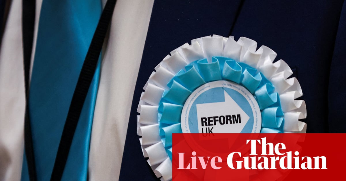 Met police launch investigation into claims Reform UK broke donation rules – politics live