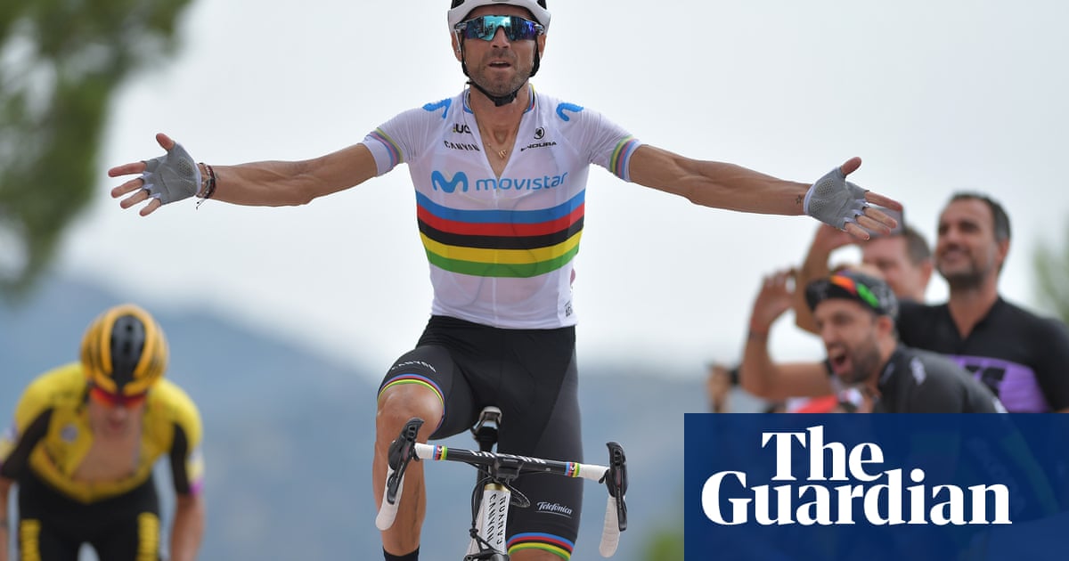 Alejandro Valverde wins brutal Vuelta stage seven as López reclaims red jersey