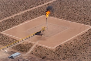 Un pozo de gas Vaca Muerta.