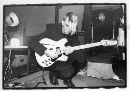 Punk roots … Jozef van Wissem during his early musical career in the 1980s.