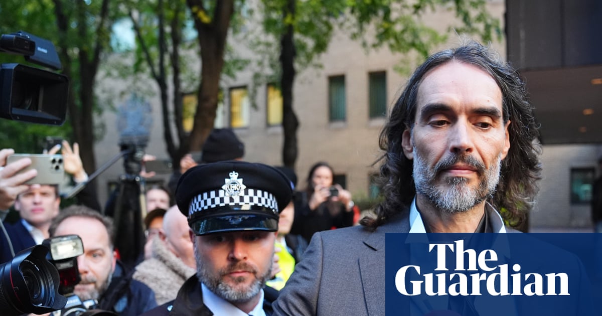 Russell Brand told police he led a ‘very promiscuous’ life, trial hears