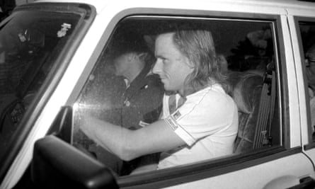 Bjorn Borg gets ready to drive away after losing to John McEnroe at the 1981 US Open.