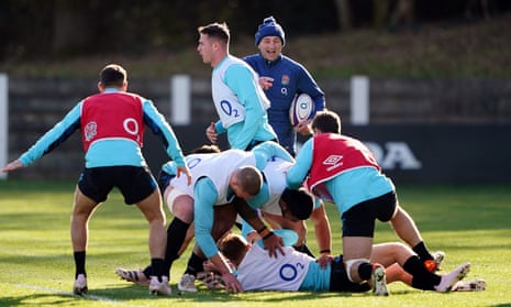 Steve Borthwick takes charge of England training at Pennyhill Park