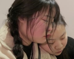 Headshot of Chinese twin sisters Esther (on right) and Shuangjie