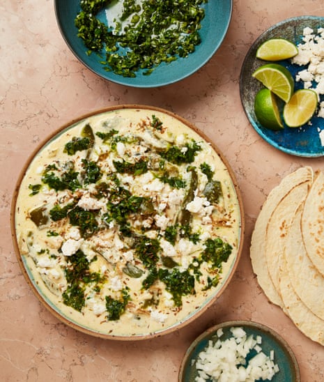 Creamy peppers and chipotle chicken: Yotam Ottolenghi's Mexican