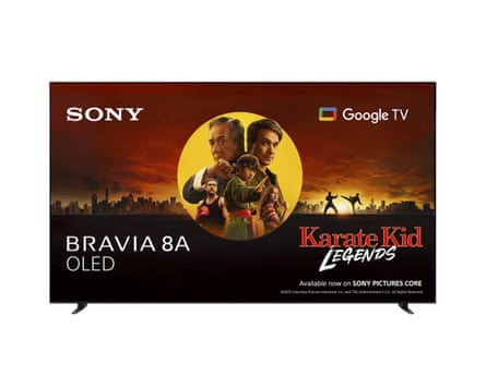 Sony Bravia 8A K55XR8AB (2025) OLED HDR 4K Ultra HD Smart Google TV, 55 inch with Dolby Atmos, Black