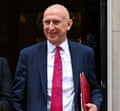 Chancellor of the Exchequer John Healey.