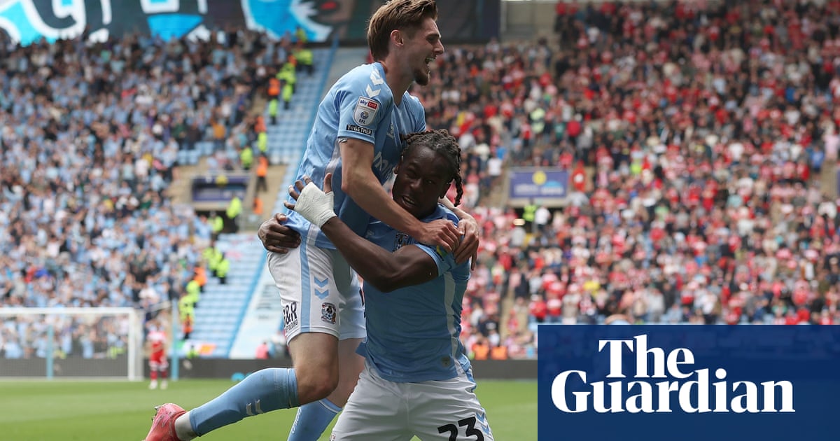 Rudoni double sends Coventry past Middlesbrough and into the playoffs
