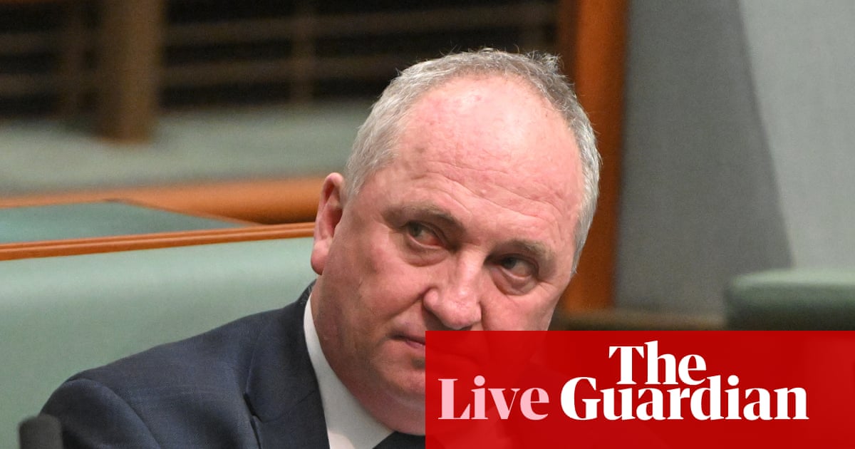 Australia politics live: Barnaby Joyce quits National party after 30 years ‘with a heavy heart’
