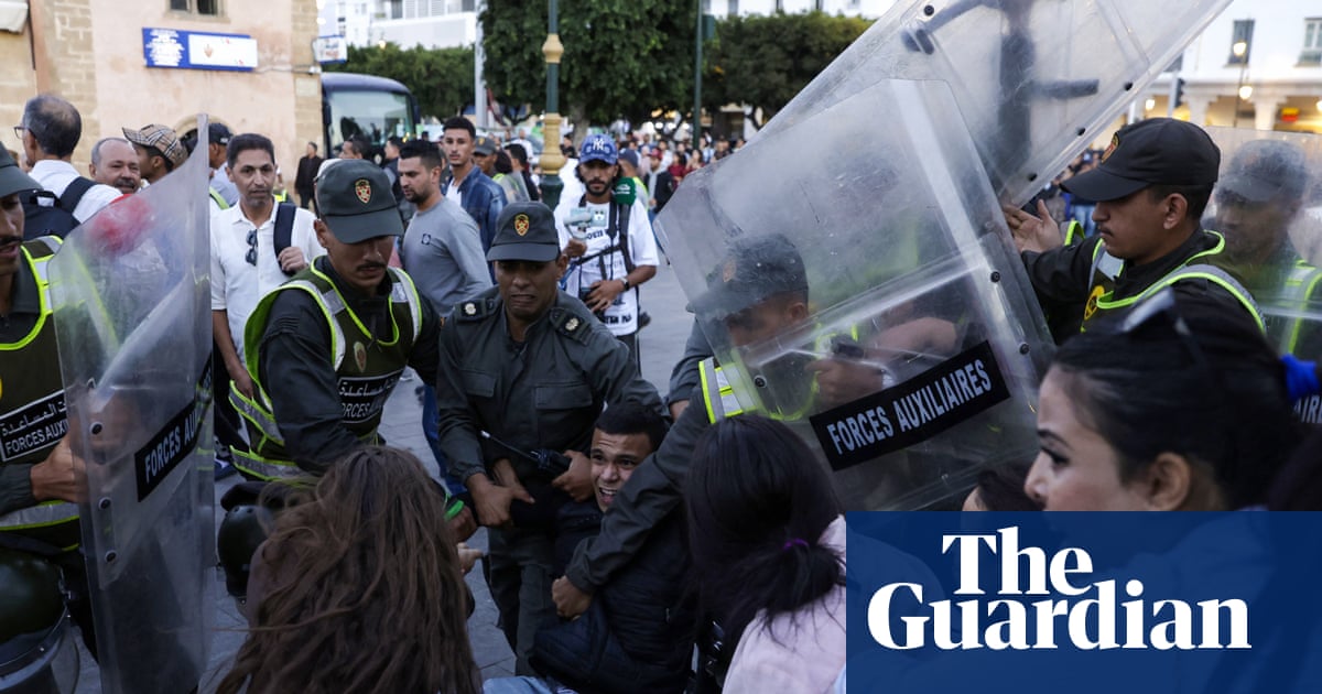 Violence breaks out in Morocco as anti-government protests rage for fourth day
