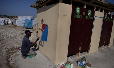 Oxfam sanitation project in Port-au-Prince, Haiti.