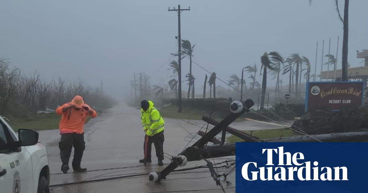 Northern Marianas brace for weeks without power after super typhoon Sinlaku