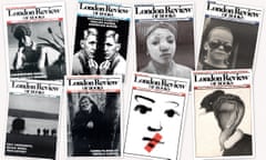 Montage of a selection of early LRB covers