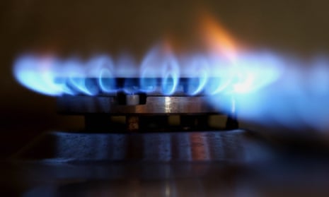 Blue Flame Of Gas Stove Burner
