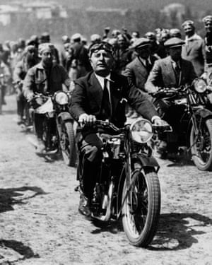 Italy’s fascist leader Benito Mussolini.