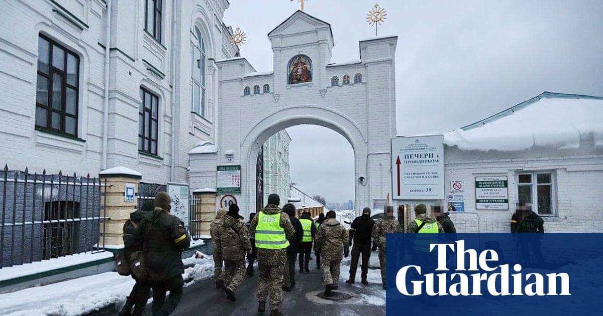 Ukraine’s security service raids Russian-backed monastery in Kyiv