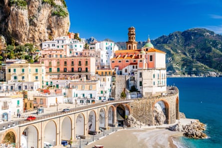 The pretty harbour of Atrani can be seen along the little-known Alta Via dei Monti Lattari trail on the Amalfi coast