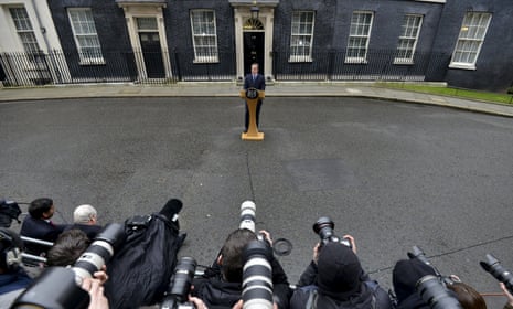 Prime Minister David Cameron announces the June 23 date of Britain’s referendum on EU membership.