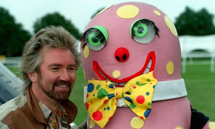 ‘It takes a special kind of pillock to do that’ ... Noel Edmonds, left, with Mr Blobby of Noel’s House Party. Photograph: Sportsphoto Ltd/Allstar