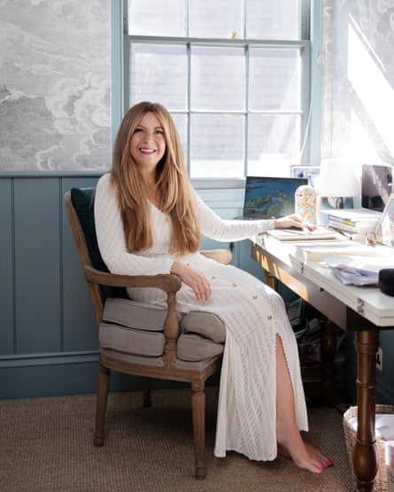 Psychotherapist and author Kathleen Saxton at her writing desk