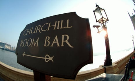 Churchill Room Bar on the terrace of the Commons
