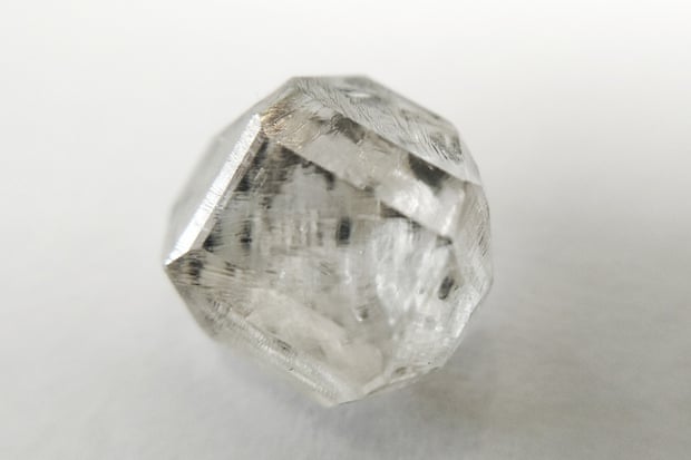 A lab grown solitaire diamond.