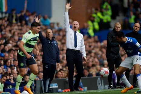 Everton manager Sean Dyche.