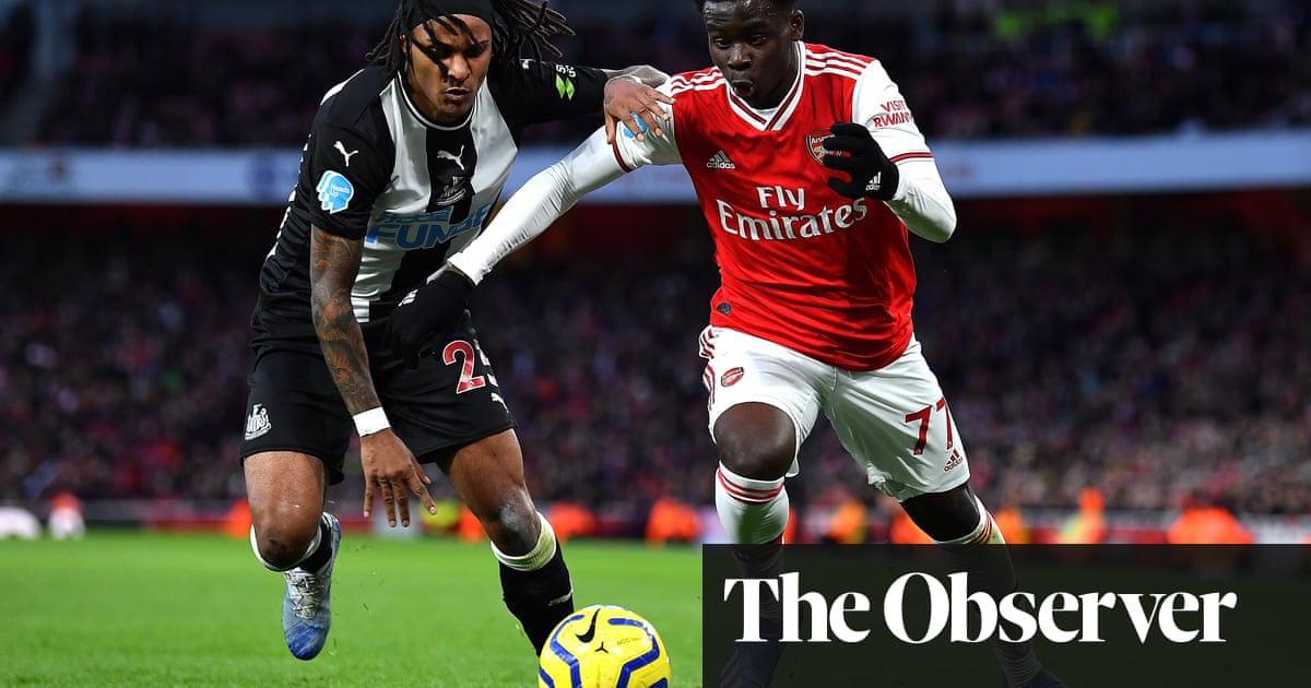 Arsenal’s Bukayo Saka is reluctantly making a big impression at the