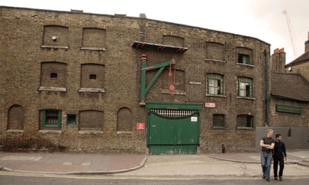 Side view of the grade II-listed foundry.