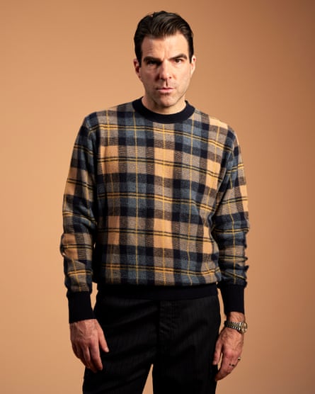 Zachary Quinto photographié à Londres pour le Guardian.
