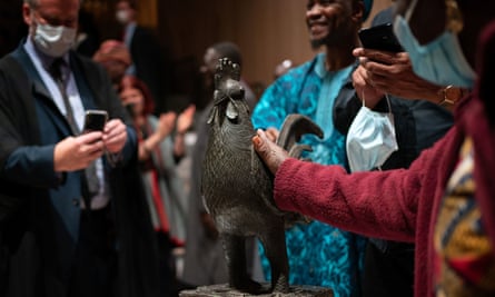 Jesus College became the first UK institution to return a Benin bronze to Nigeria
