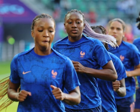 The France team are put through their paces.