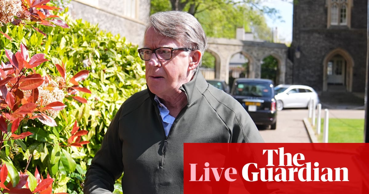 US justice department blocking Met police investigation into Mandelson, reports say – UK politics live