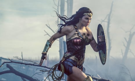 Gal Gadot in Wonder Woman … ‘Having thighs that you can kick things with is a feminist act.’