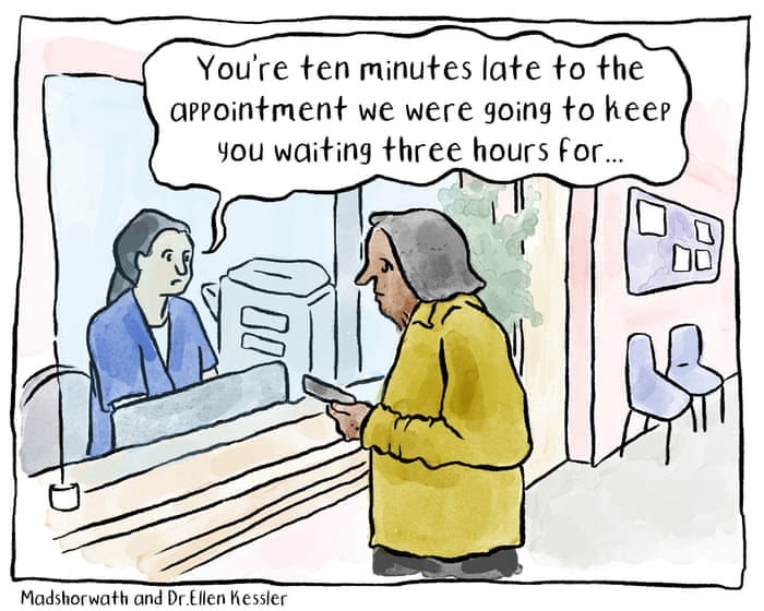 Madeline Horwarth on the importance of being a patient NHS patient – cartoon