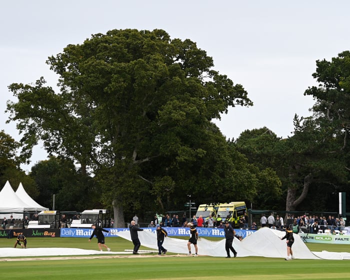Ireland v England: second men’s T20 cricket international delayed by rain – live