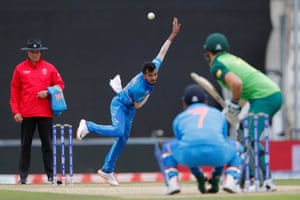 Yuzvendra Chahal’s spin bamboozled South Africa’s middle order.