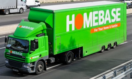 Homebase lorry