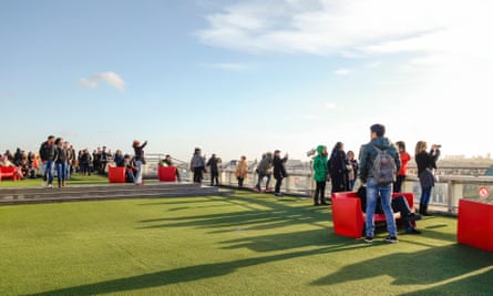 Roof top terrace of Galeries Lafayette