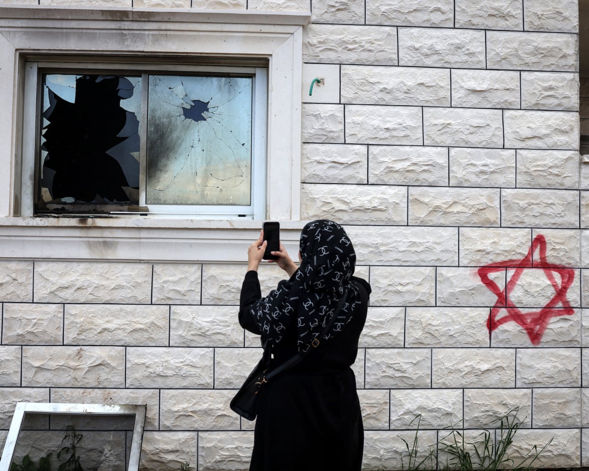 UK and allies impose sanctions on firms enabling West Bank settler violence | Palestine | The Guardian