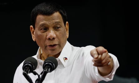 President Rodrigo Duterte in Manila earlier this year.